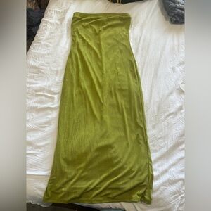 Elegant Green Maxi Dress / skirt options